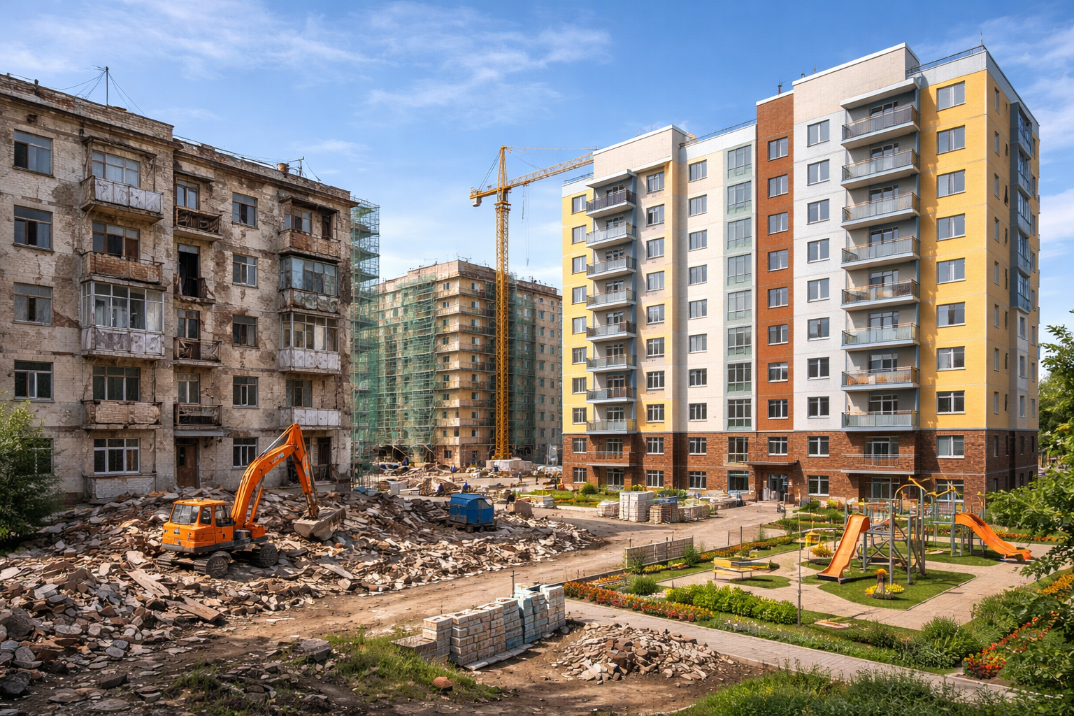 Реновация без валидола: как новые гарантии КЖК защитят жителей ветхих домов Петропавловска