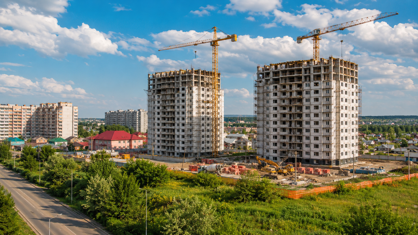 Строительный бум в Казахстане: почему СКО отстает от мегаполисов, несмотря на рекордные миллиарды в отрасли